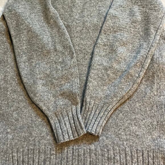 Isabel Marant gray side slit turtleneck sweater wool camel hair size 38 - Picture 9 of 11